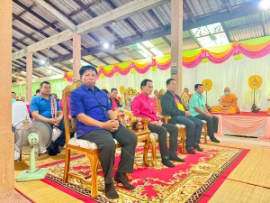 วันที่ 8 ตุลาคม 2569 ดร.คุณากร อักษรพรมราช นายกองค์การบริหารส่วนตำบลโพนงาม มอบหมายให้ นายสุรศักดิ์ นิสัย รองนายกองค์การบริหารส่วนตำบลโพนงาม พร้อมด้วยหัวหน้าส่วนราชการ  องค์การบริหารส่วนตำบลโพนงาม เข้าร่วมงานมหาสังฆทาน ณ วัดป่าศรีมงคล